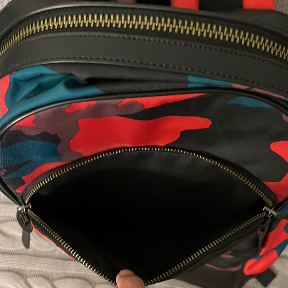 Coach Red and Black Backpack Vibrant Design - Picture 7 of 10